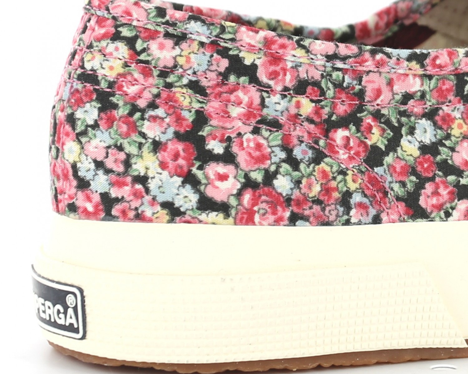 Superga Cotu Flowered NOIR FLEUR